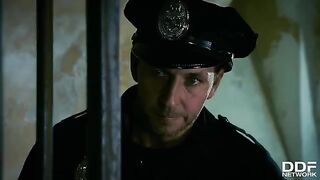 Hot blonde hooker Rosella Visconti fucks with the police chief in a steamy scene
