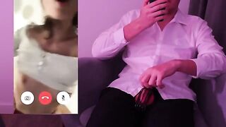 A man could not hold back and the semen flowed into the vagina
