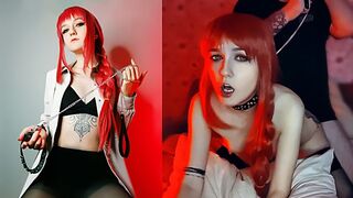 Makima lost control of her pet Chainsaw Man, cosplay Sunako_Kirishiki