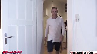 An amateur swingers party with complete strangers who don’t mind fucking around