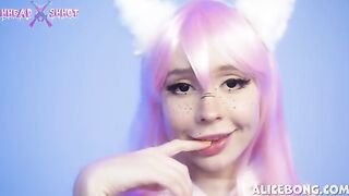 Cosplay anime Neko dirtily fucked by a big cock in ass