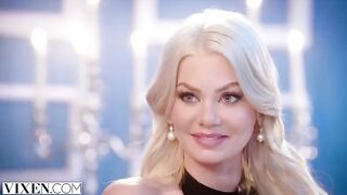 A stunning blonde, Riley Steel, gets a private room and passionate action