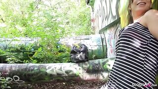 German guy fucked German mature with huge boobs in hardcore action