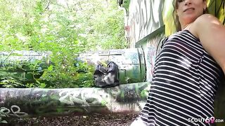 German guy fucked German mature with huge boobs in hardcore action