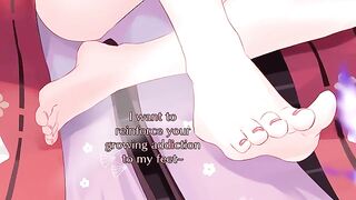Yae Miko's 5-minute ejaculation guarantee with her feet hentai