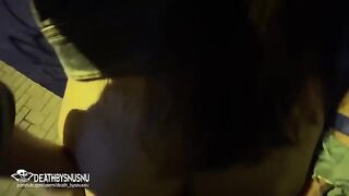 Public sex with a Spanish girl after a party in Murcia