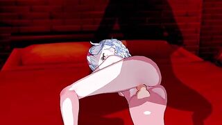 Beelzebub is helltaker in this hot Koikatsu scene