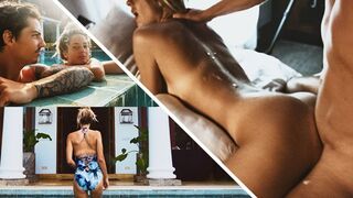 A couple enjoys passionate sex on a surfing trip in this steamy vlog
