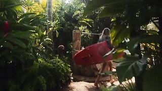 A couple enjoys passionate sex on a surfing trip in this steamy vlog