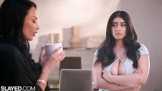 Teacher Anissa fucked student Violet hard on SLAYED