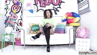 Petite Kira Perez gets her pussy full of sticky cum in HD