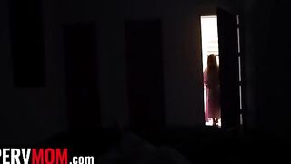 The lucky dude slides his dick between huge natural boobs of Jessica Starling
