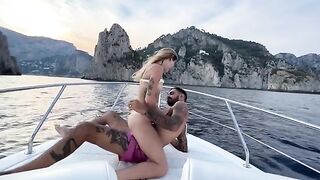 We had sex on the boat with the captain and the crew watched