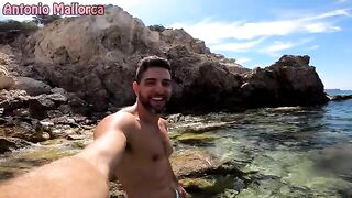 Babe has sex on the nude public beach