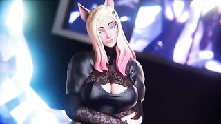 OUT Meet N Greet Part 2 Ahri Evelynn - a scissoring session with League of Legends flair
