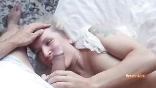 Real couple enjoy sensual and passionate sex right at home