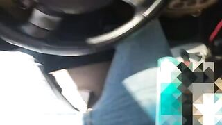 My nosy neighbor caught me jerking off in my car. She threatens to tell the residence manager