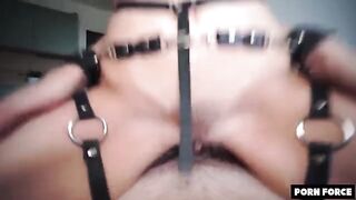 The girl is used for sex like a toy in a hardcore scene