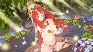 Beautiful girl Nilou fucked in Genshin Impact