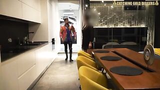 A night out with a hot Ukrainian model ends with an invitation home