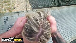 Hot Spanish slut Carla Boom gets fucked hard by Emilio Ardana in the street