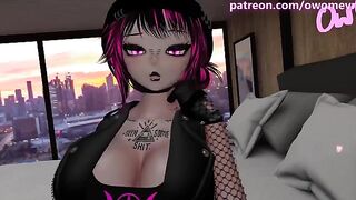 A goth girl Jess is getting fucked in a game