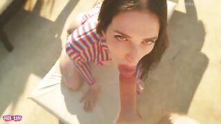 This girl is a slut and she loves to get her pussy filled with cum