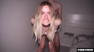 College girl gets her booty pounded in the dorm - Ep33
