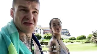 A crazy threesome adventure in Croatia with a newly met guy!