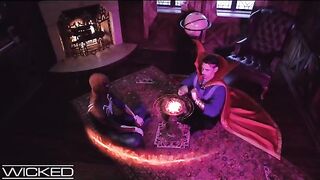 Deadpool and Spiderman fucked the Captain Marvel in a pool full of foam