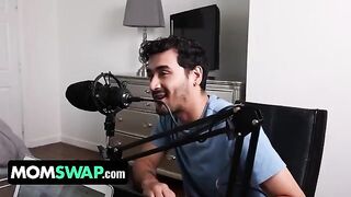 Latino lads get fucked by MILFs in a steamy swap