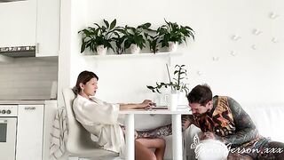 Elegant young whore gets fucked hard at her home