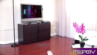 The sluttiest whore Adriana Chechik gets her pussy full of messy cum