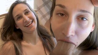 A girl next door, Mystica Jade, gets fucked hard by James Deen