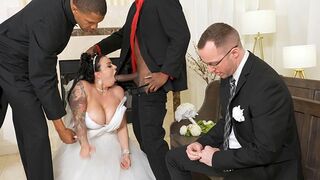 Payton Preslee's wedding surprises turn into a wild threesome