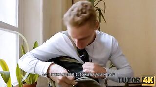 Instead of graduating from college, the guy finished with the tutor in her mouth