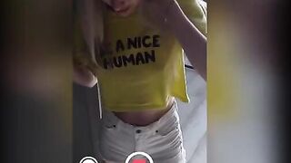 An exchange student meets a new girl and her boyfriend in the flat