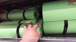 Can you help me choose a yoga mat for a future intimate encounter?