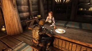 Ysolda seduced a traveler passing through her tavern in Skyrim
