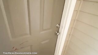 Hot MILF Danni Jones enjoys sex with a delivery guy in POV style