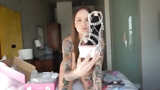I tried on see-through underwear and uploaded the video to YouTube - Natasha Kirsten