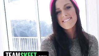 Whitney Westgate, a hot babe with deep blue eyes, fucks her neighbor