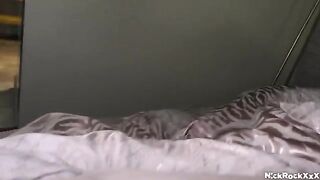 A big ass girl got fucked on the bed of her friend in hardcore action