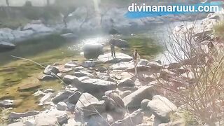 A couple having sex in public on the outskirts of Cordoba