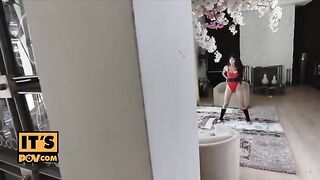 Brenna Sparks, the stunning Laotian pornstar from Las Vegas, gets her pussy stretched