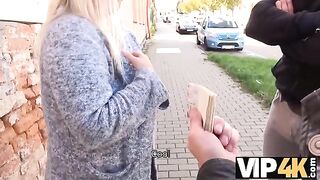 The man won a bet and fucked his girlfriend’s big tits