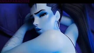 Hot animated fuck with Widowmaker from Overwatch in HD quality