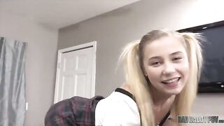 Carolina Sweets is a bad girl who loves her stepdad and gets fucked hard