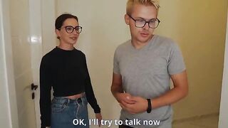 The realtor fucks the hot wife in front of her husband
