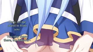 The worship of Goddess Aqua's ass, a unique fetish training with Konosuba’s fuckery